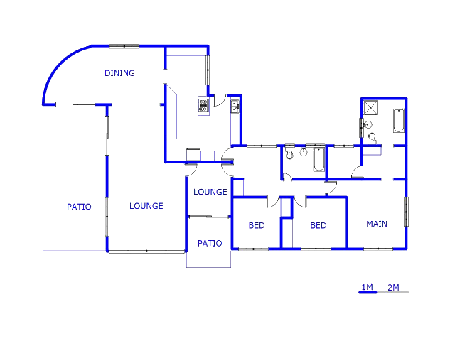 Floor plan of the property in Rangeview