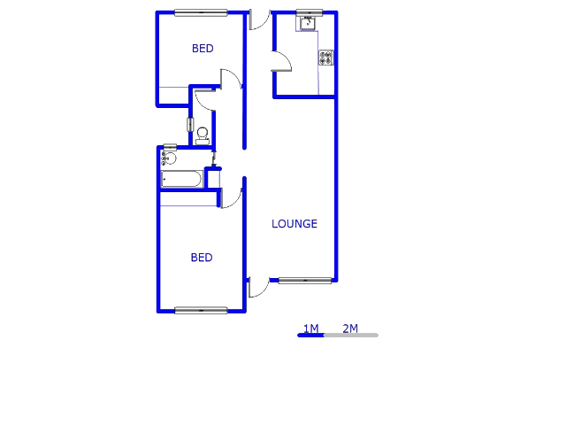 Floor plan of the property in Florida