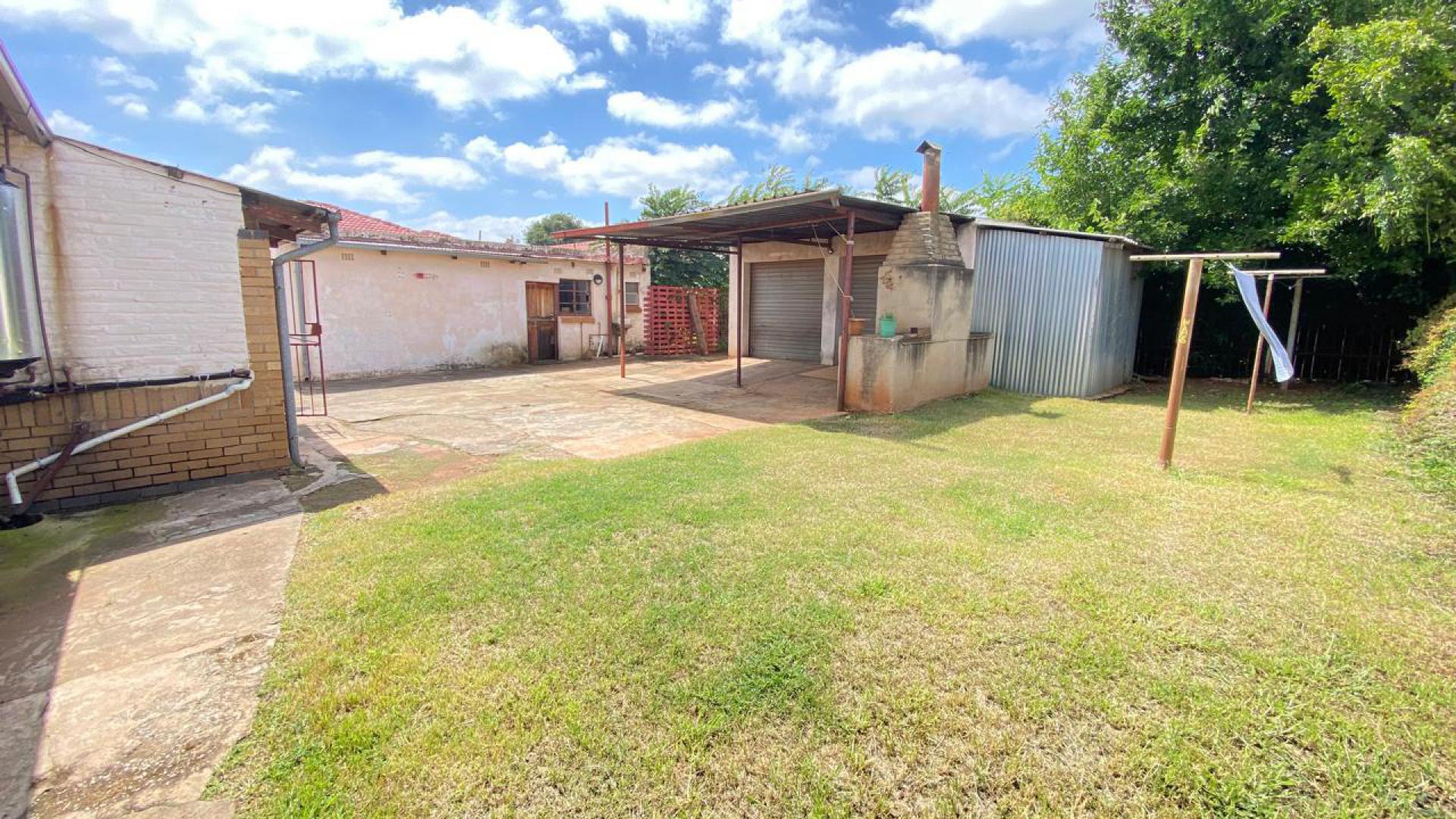 Backyard of property in Westonaria