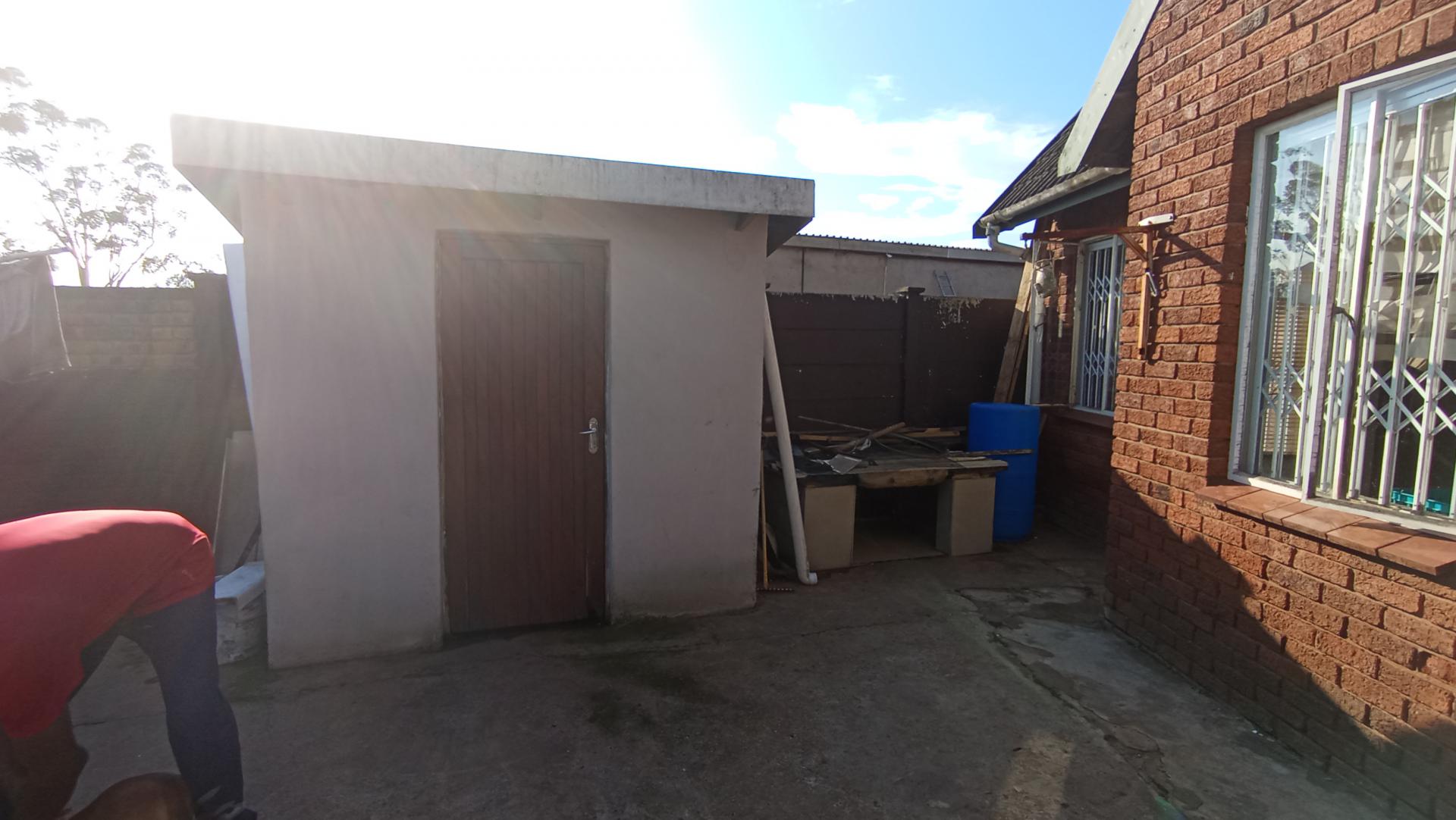 Backyard of property in Cleland