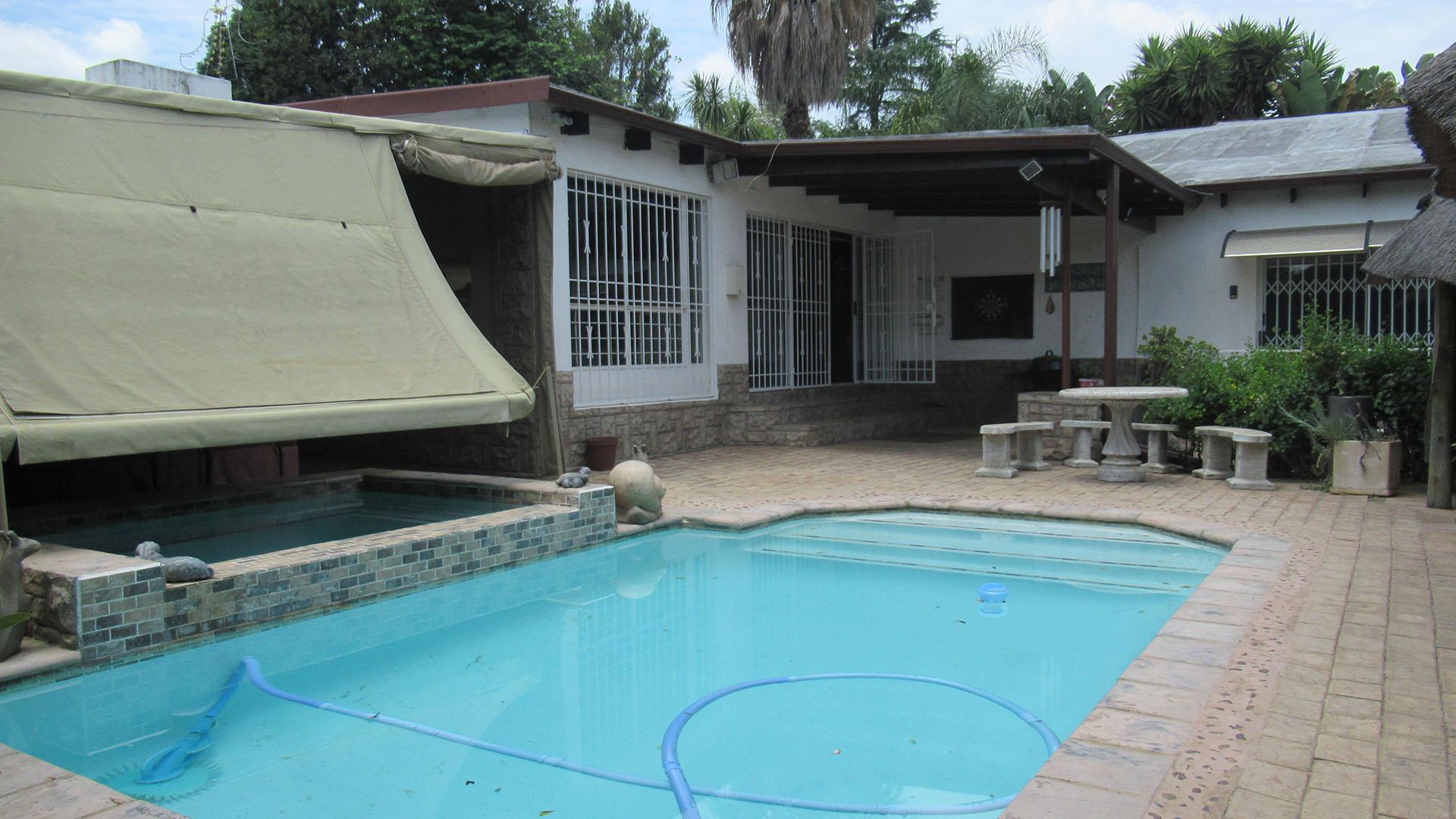 Backyard of property in Randpark