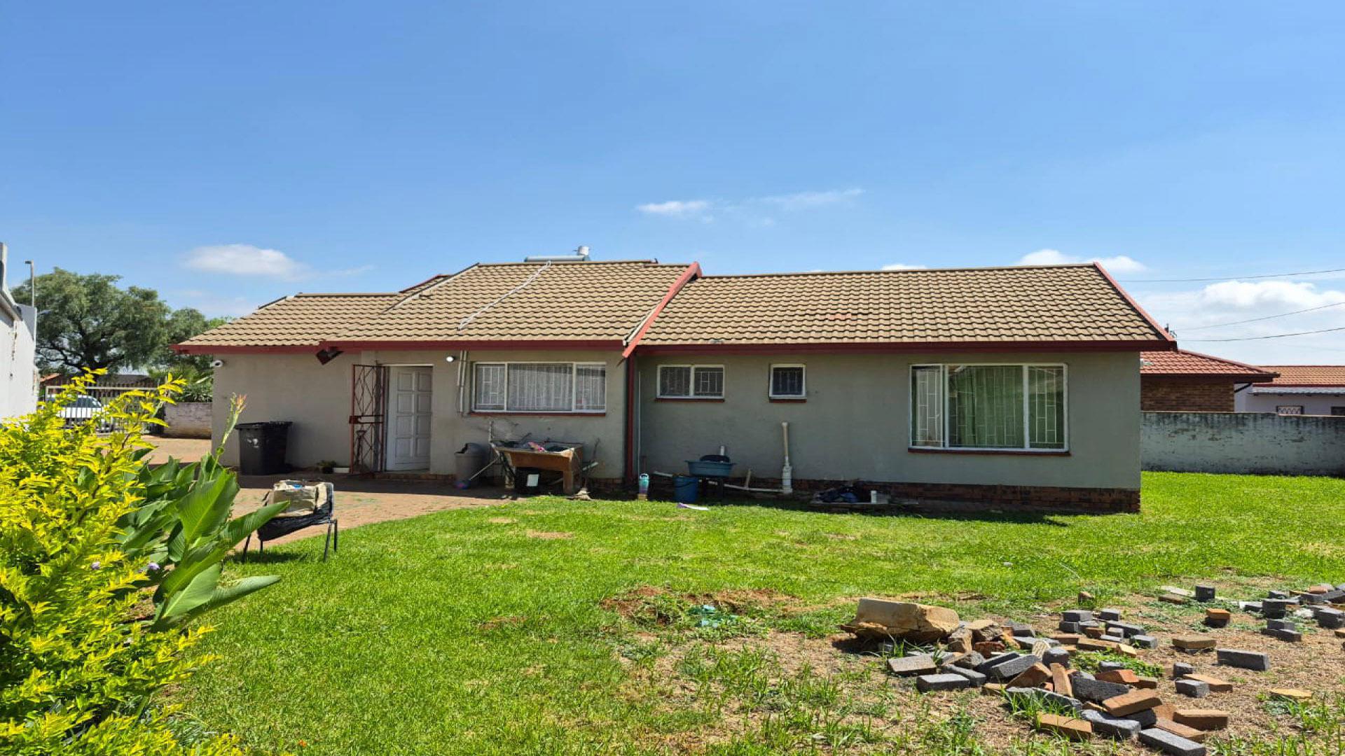 Backyard of property in Lenasia South