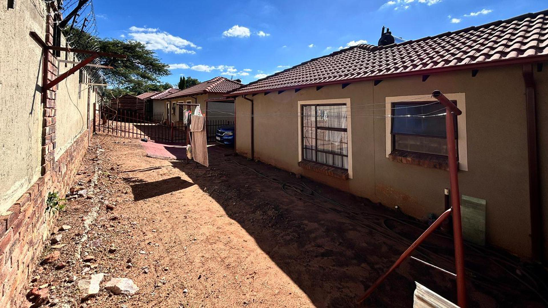Backyard of property in Heatherview