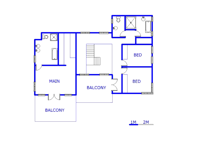Floor plan of the property in Greenstone Hill