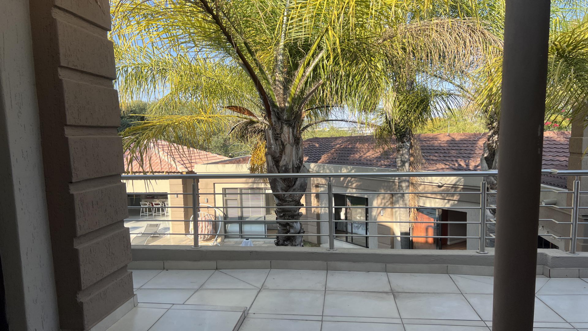 Balcony of property in Fourways