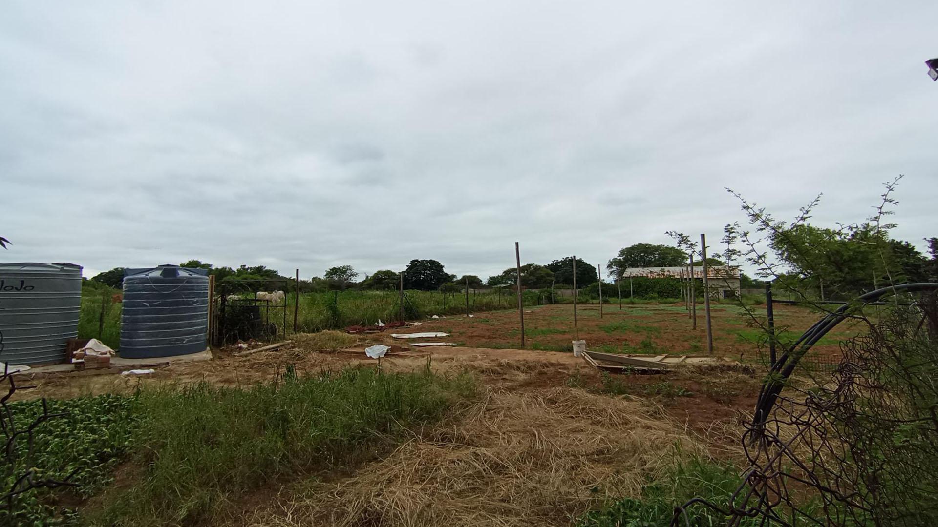 Backyard of property in Soshanguve