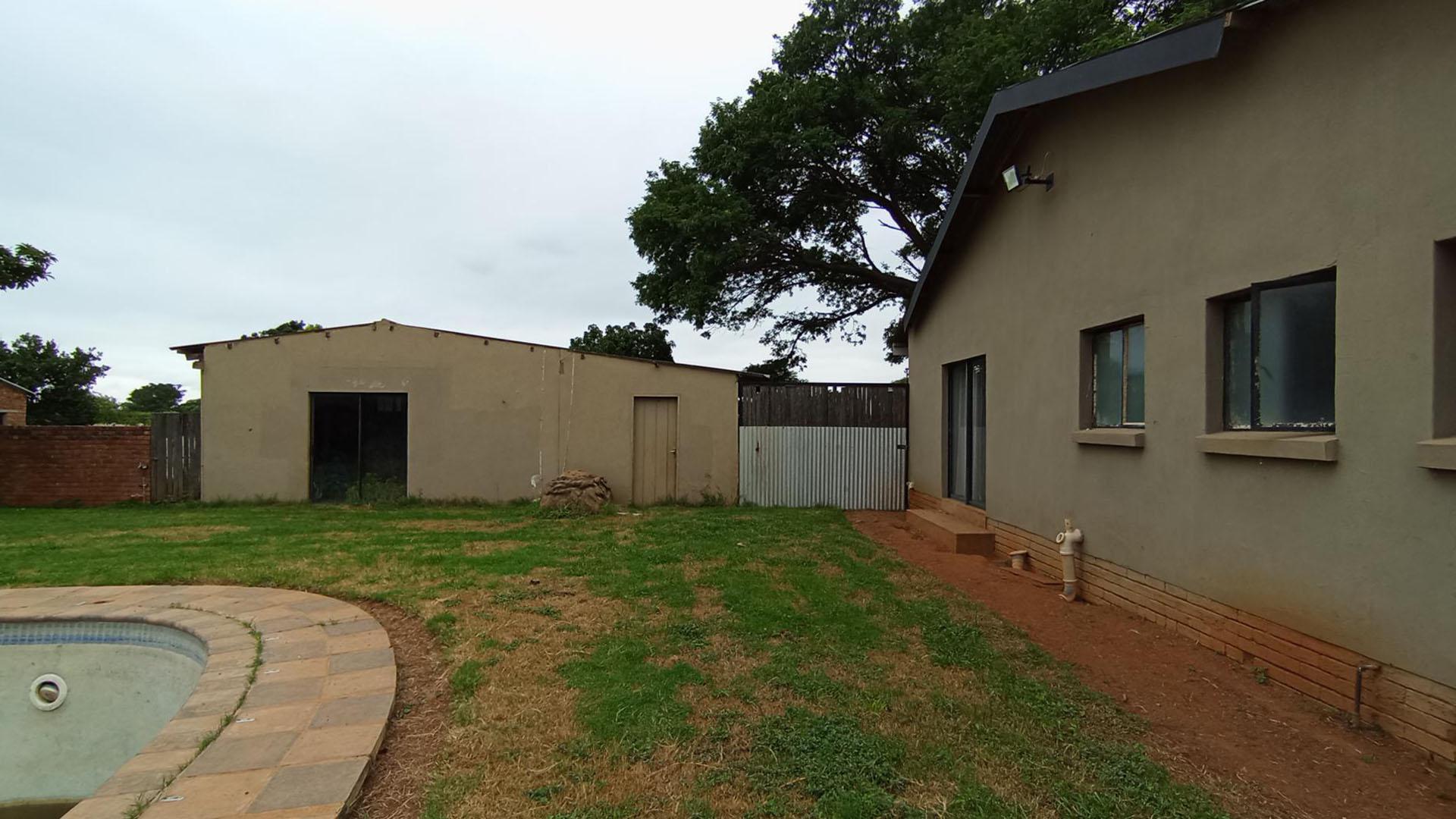 Backyard of property in Soshanguve