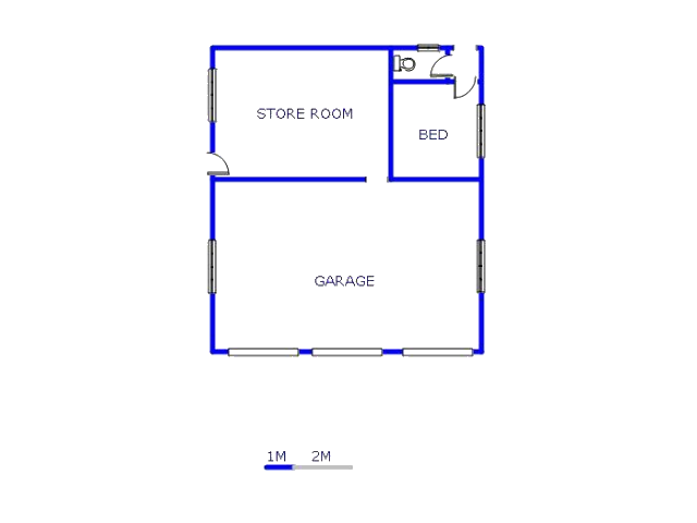 Floor plan of the property in Rynfield
