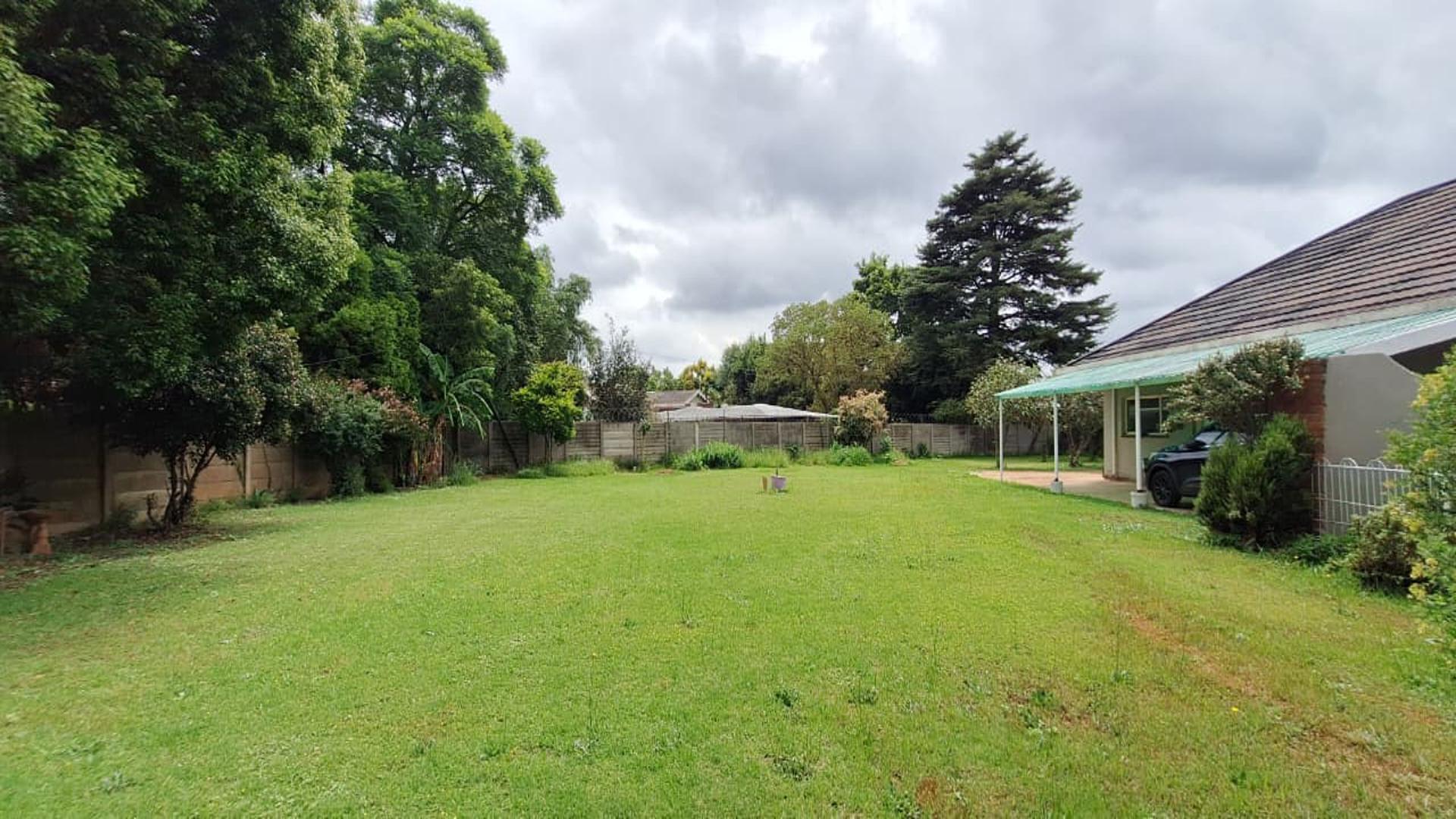 Backyard of property in Rynfield