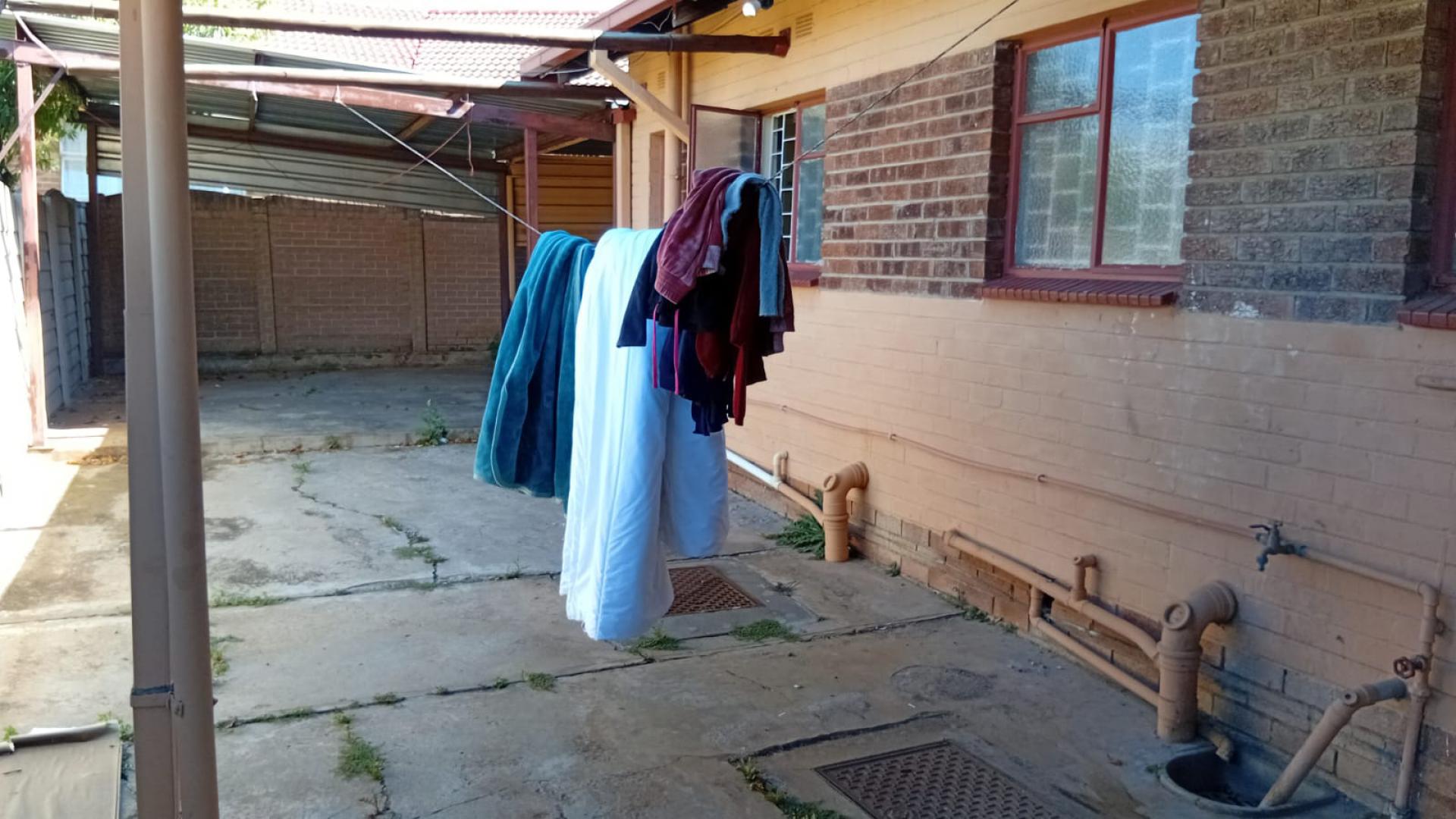 Backyard of property in Kroonstad