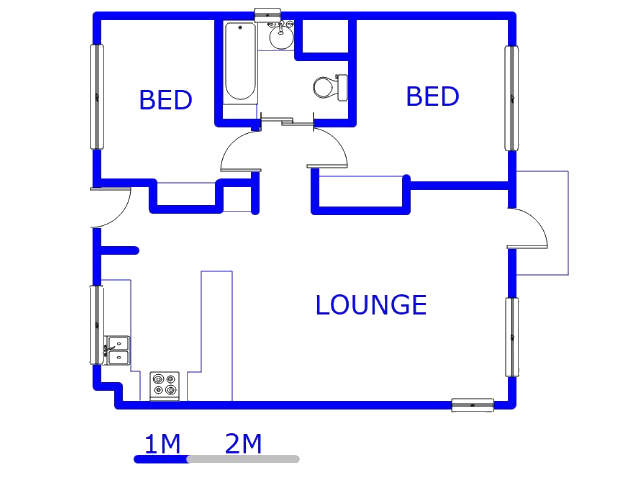 Floor plan of the property in Clarendon