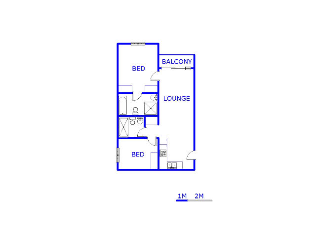 Floor plan of the property in Erand Gardens