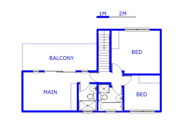 1st Floor - 75m2 of property for sale in Randburg
