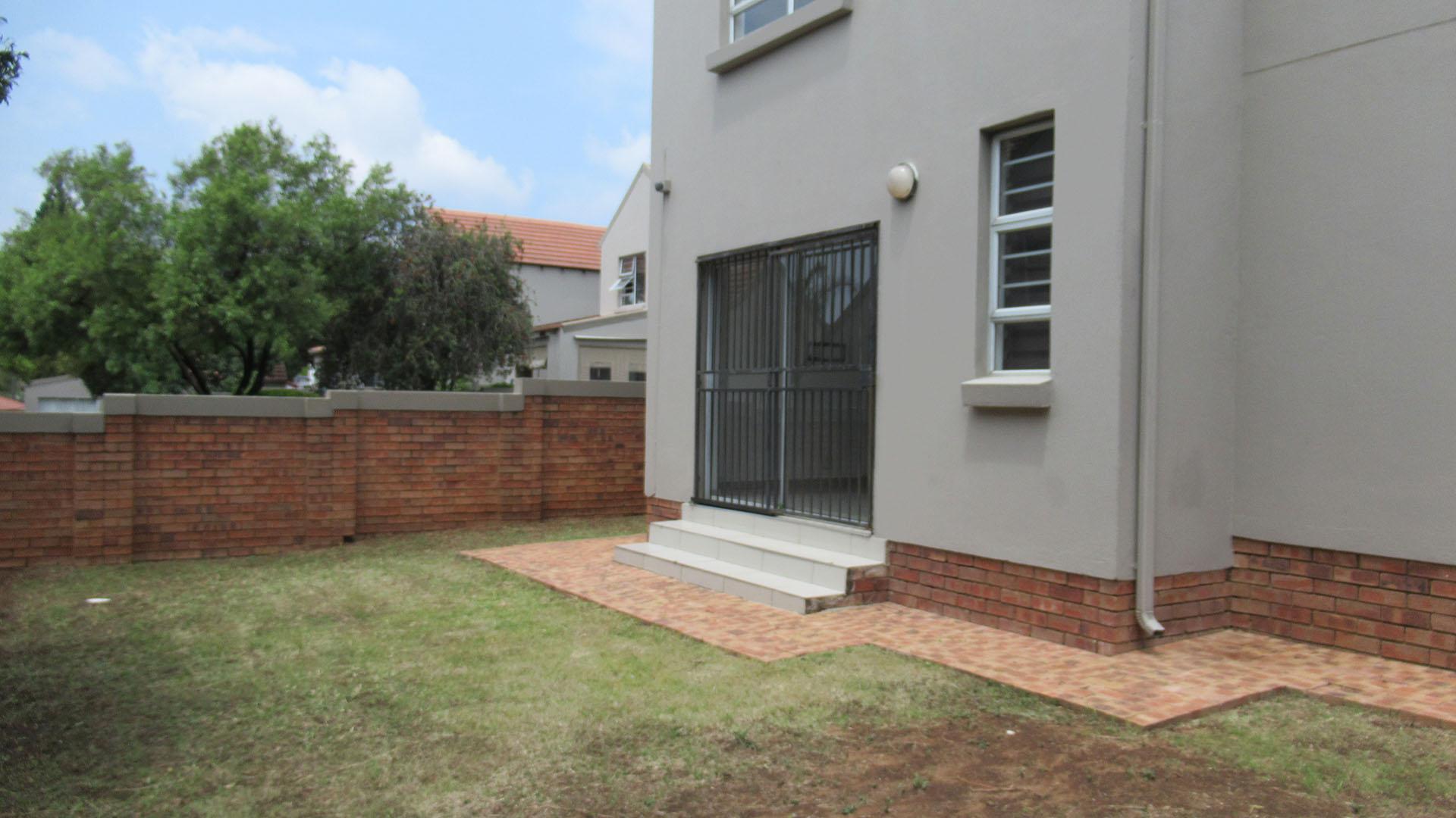 Backyard of property in Randburg