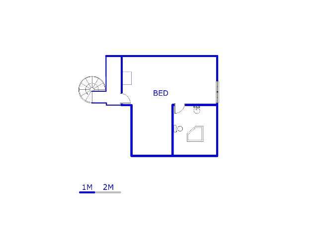 Floor plan of the property in Elandsfontein JR