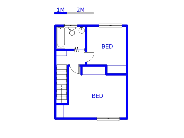 1st Floor - 44m2 of property for sale in Queensburgh