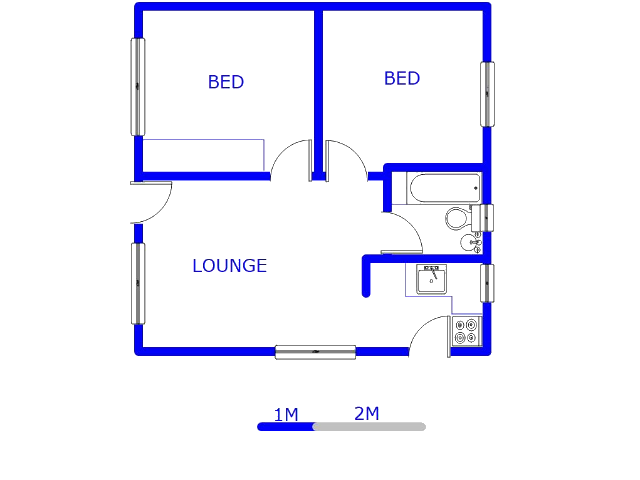 Ground Floor - 43m2 of property for sale in Lenasia South