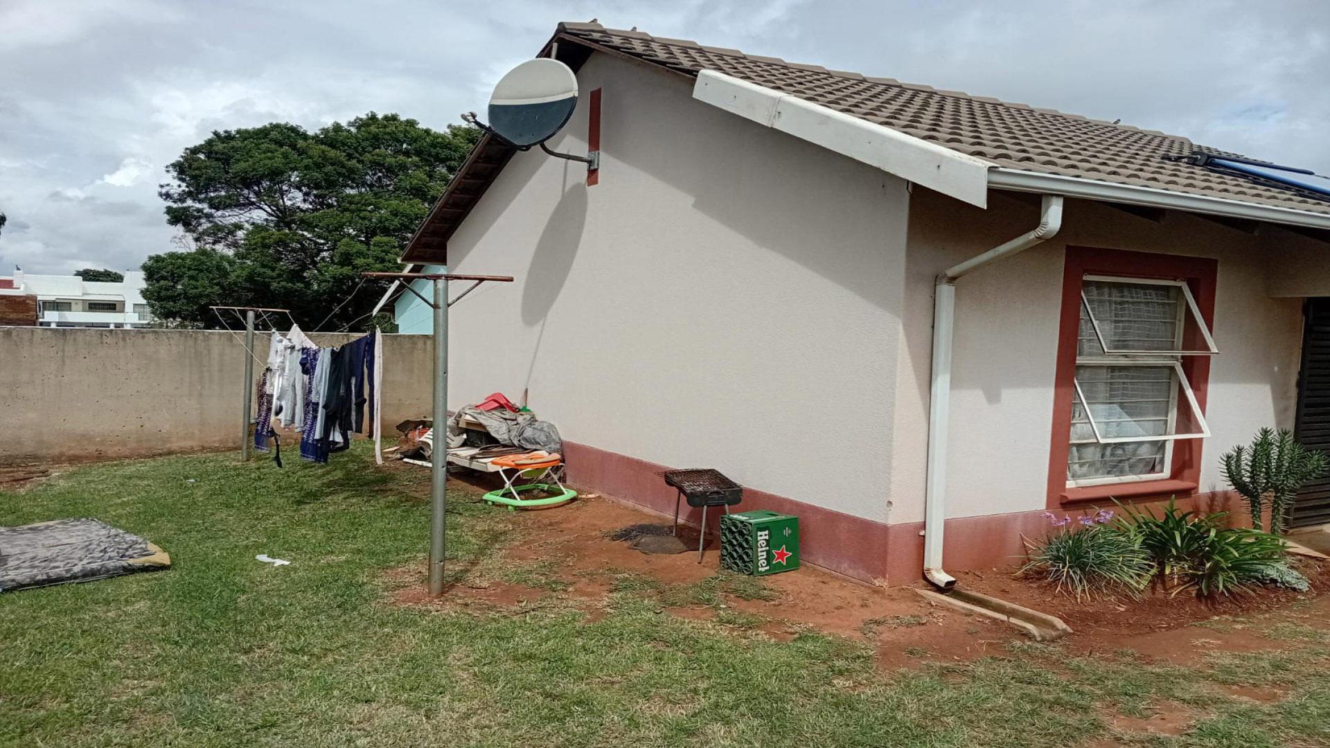 Backyard of property in Lenasia South