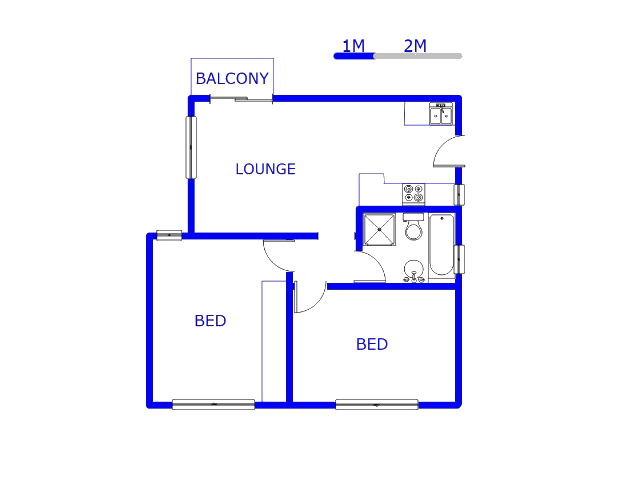 Ground Floor - 61m2 of property for sale in Grand Central