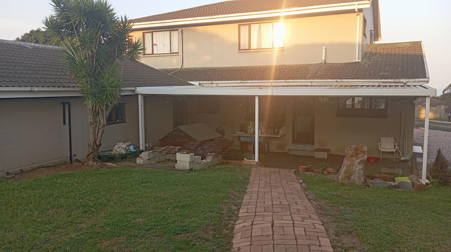 Backyard of property in Amanzimtoti 