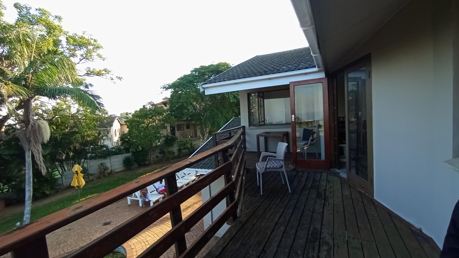 Balcony of property in Amanzimtoti 