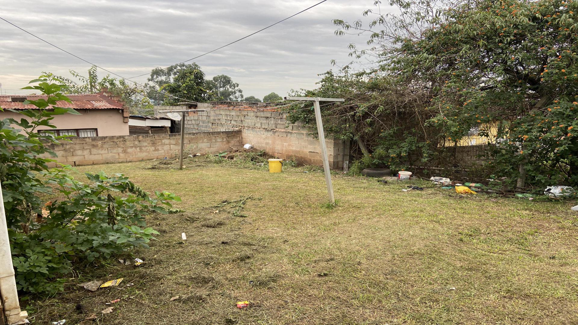 Backyard of property in Pietermaritzburg (KZN)