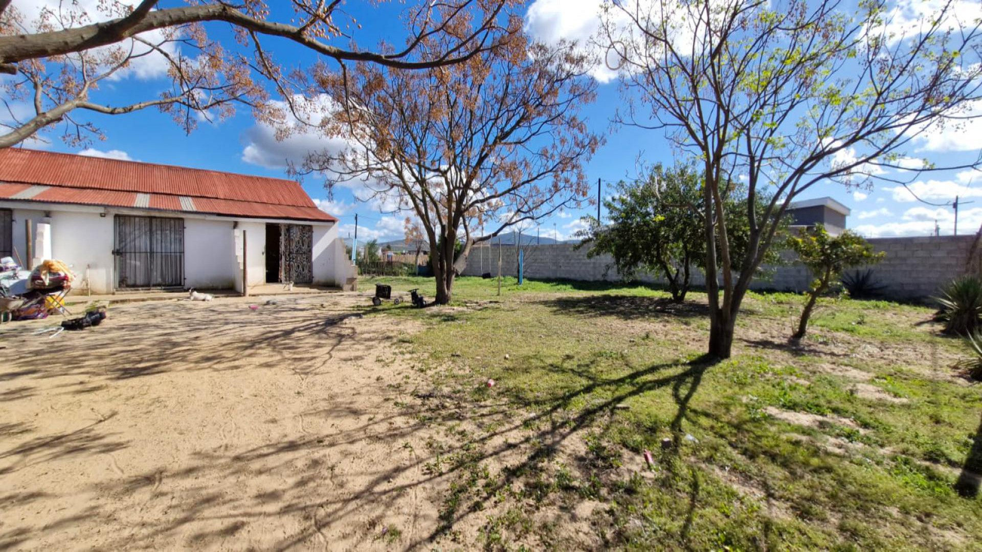Backyard of property in Malmesbury