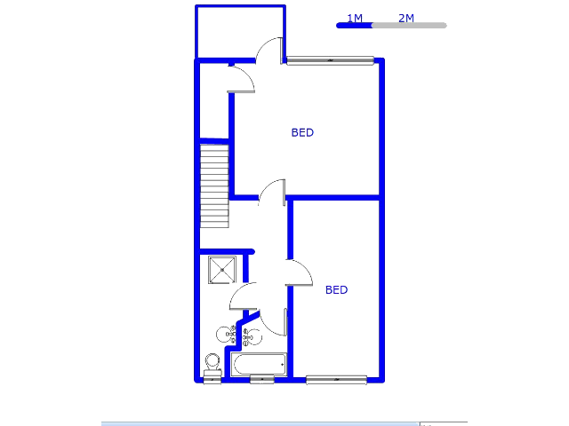 1st Floor - 55m2 of property for sale in Windsor