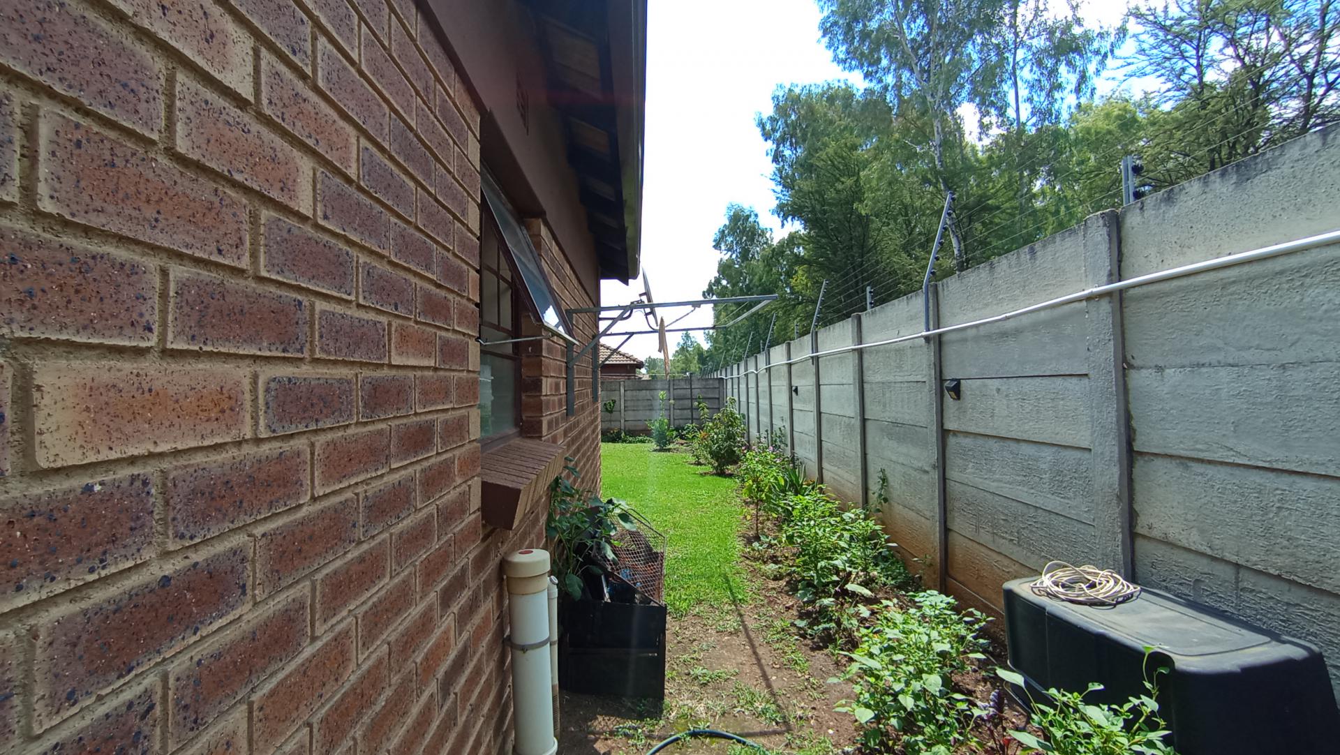 Backyard of property in Clayville