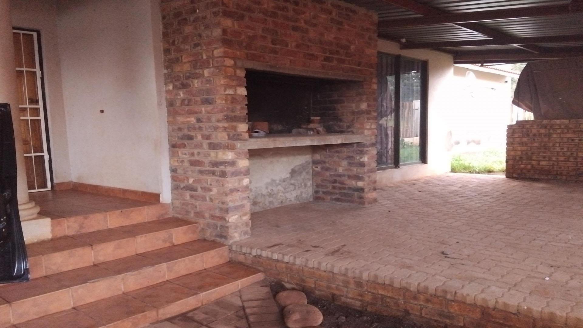 Patio of property in Koster