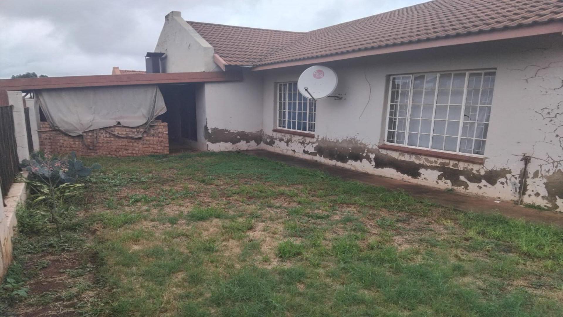 Backyard of property in Koster