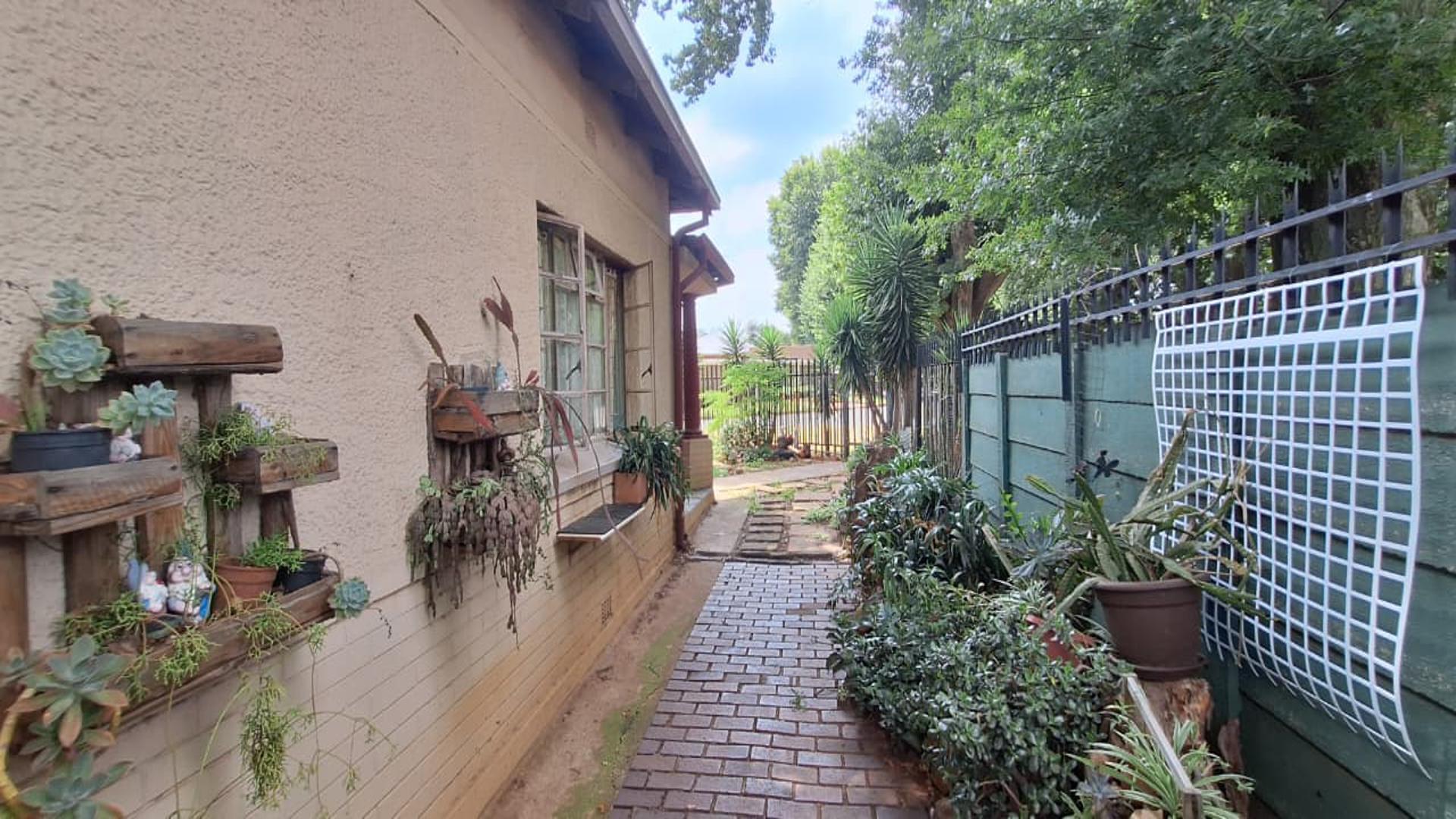 Backyard of property in Boksburg South