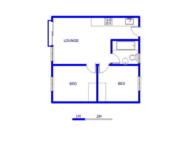2nd Floor - 52m2 of property for sale in Bellville