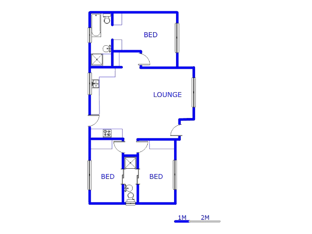 Ground Floor - 89m2 of property for sale in Krugersdorp