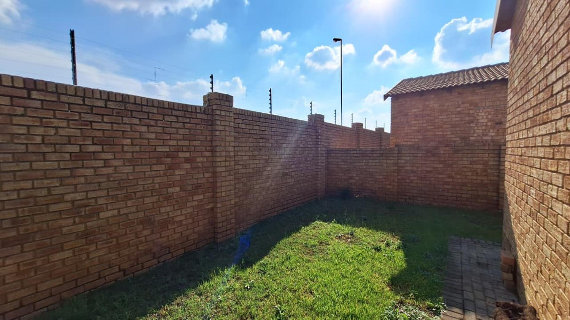 Backyard of property in Krugersdorp