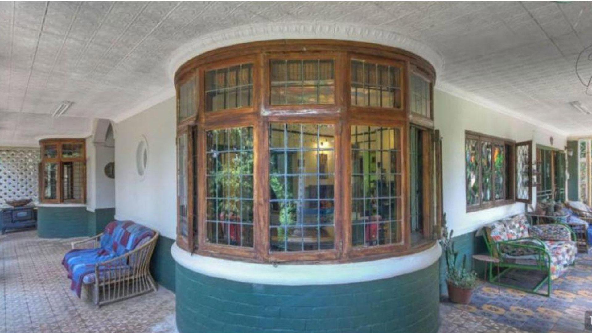 Patio of property in Bezuidenhout Valley