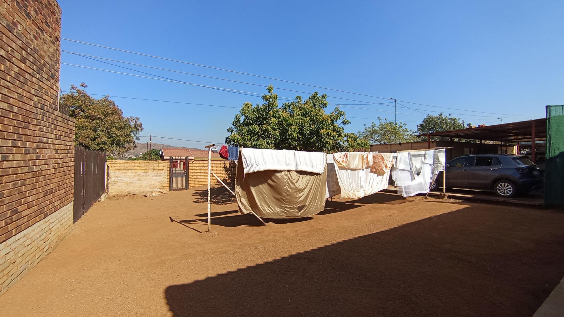 Backyard of property in Mabopane