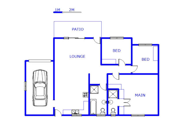 Floor plan of the property in Lovu