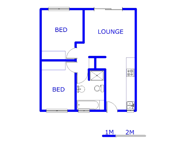 Ground Floor - 53m2 of property for sale in Cloverdene