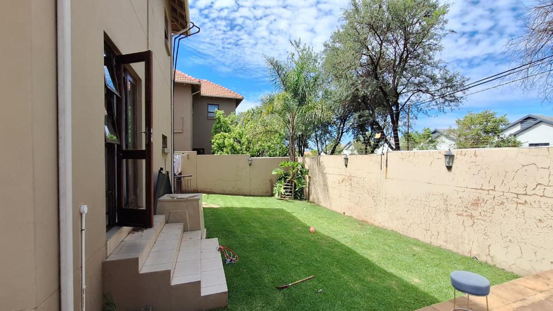 Backyard of property in Witkoppen