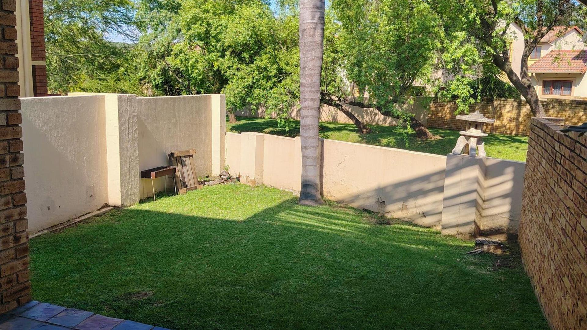 Backyard of property in Willowbrook