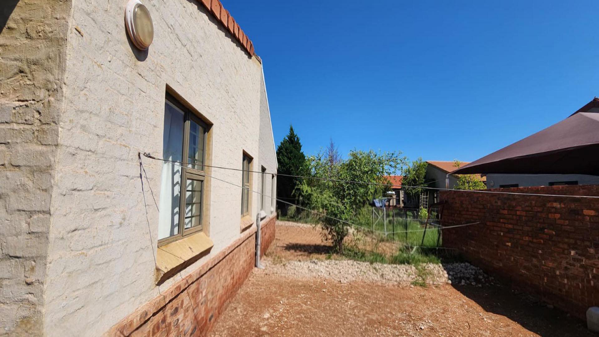 Backyard of property in Kathu