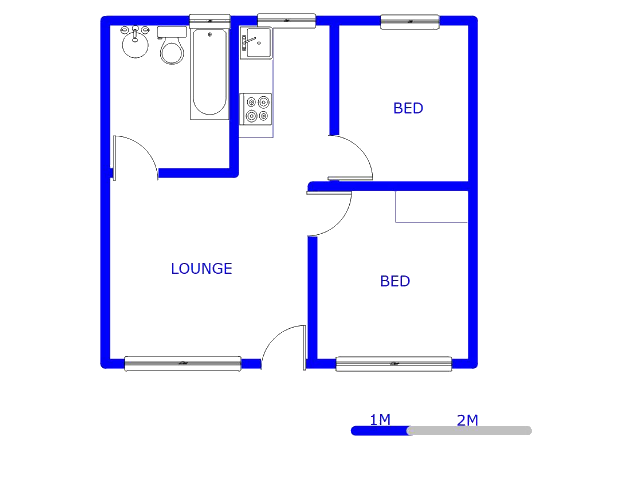 Ground Floor - 43m2 of property for sale in Fleurhof