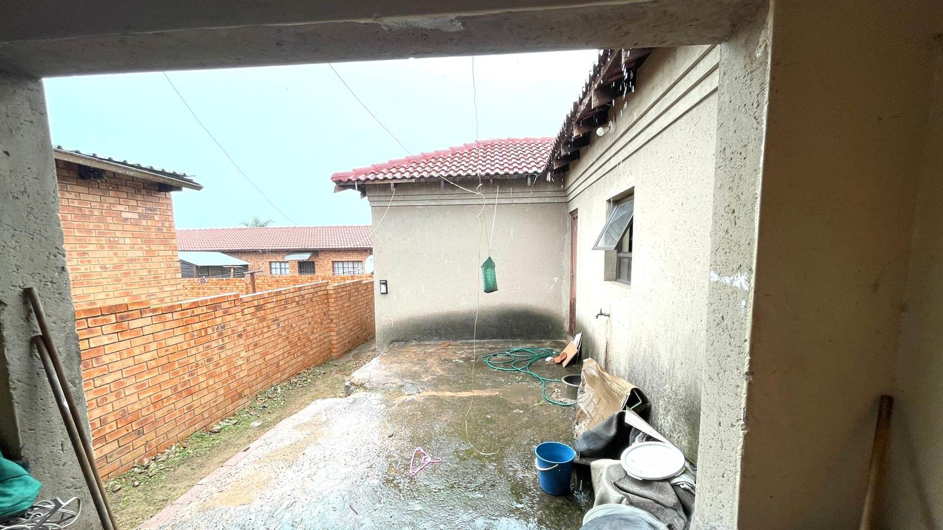 Backyard of property in Emalahleni (Witbank) 