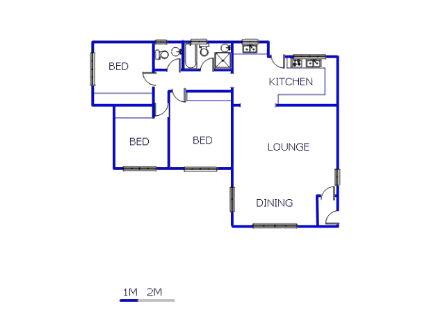 Ground Floor - 120m2 of property for sale in Witpoortjie