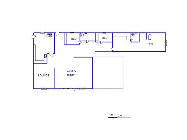 Ground Floor of property for sale in Ocean View - DBN