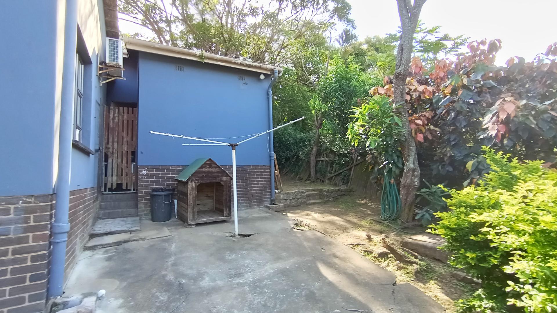 Backyard of property in Berea West 