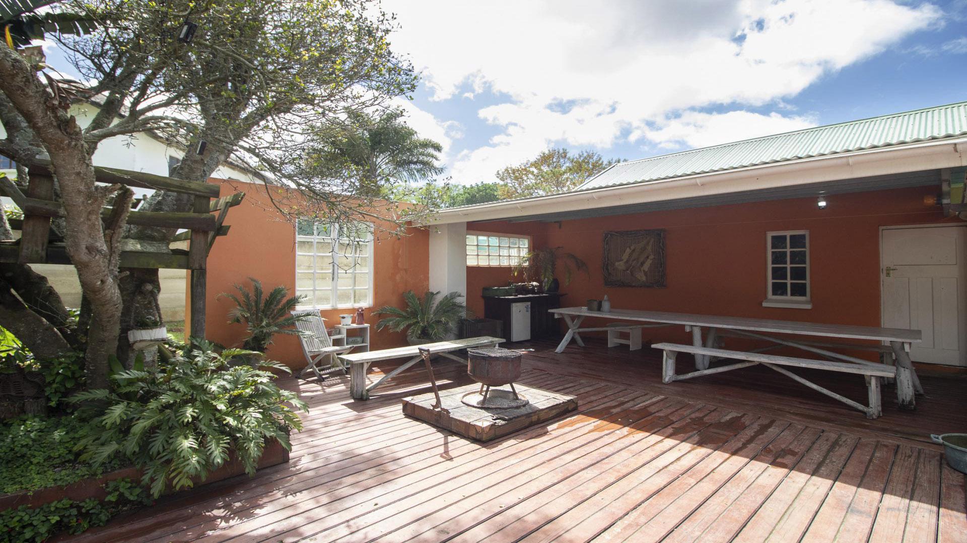 Patio of property in East Bank