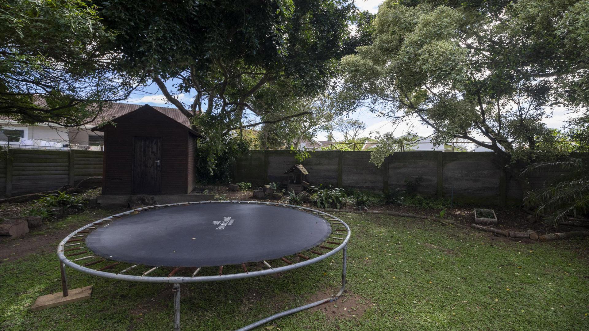 Backyard of property in East Bank