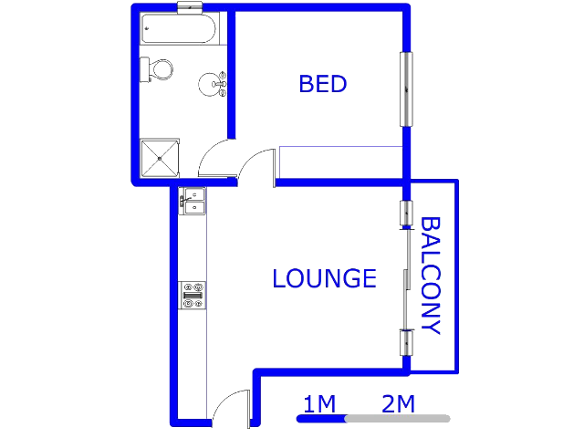 Floor plan of the property in Westlake View